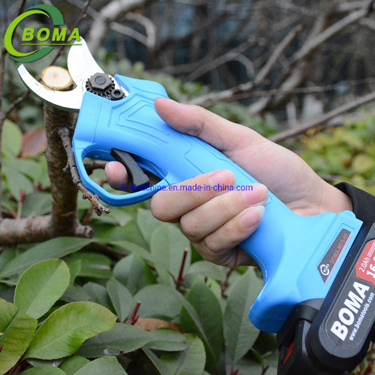 21V Branch Pruner 25mm Cordless Electric Pruning Shears with 2 PCS Backup Rechargeable Lithium Battery