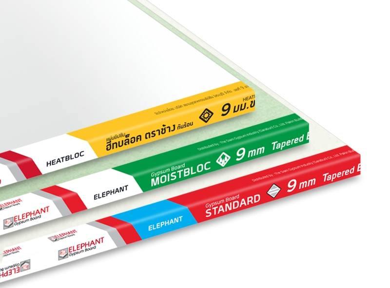 Plasterboard Drywall Gypsum Board with Designs for Building Materials