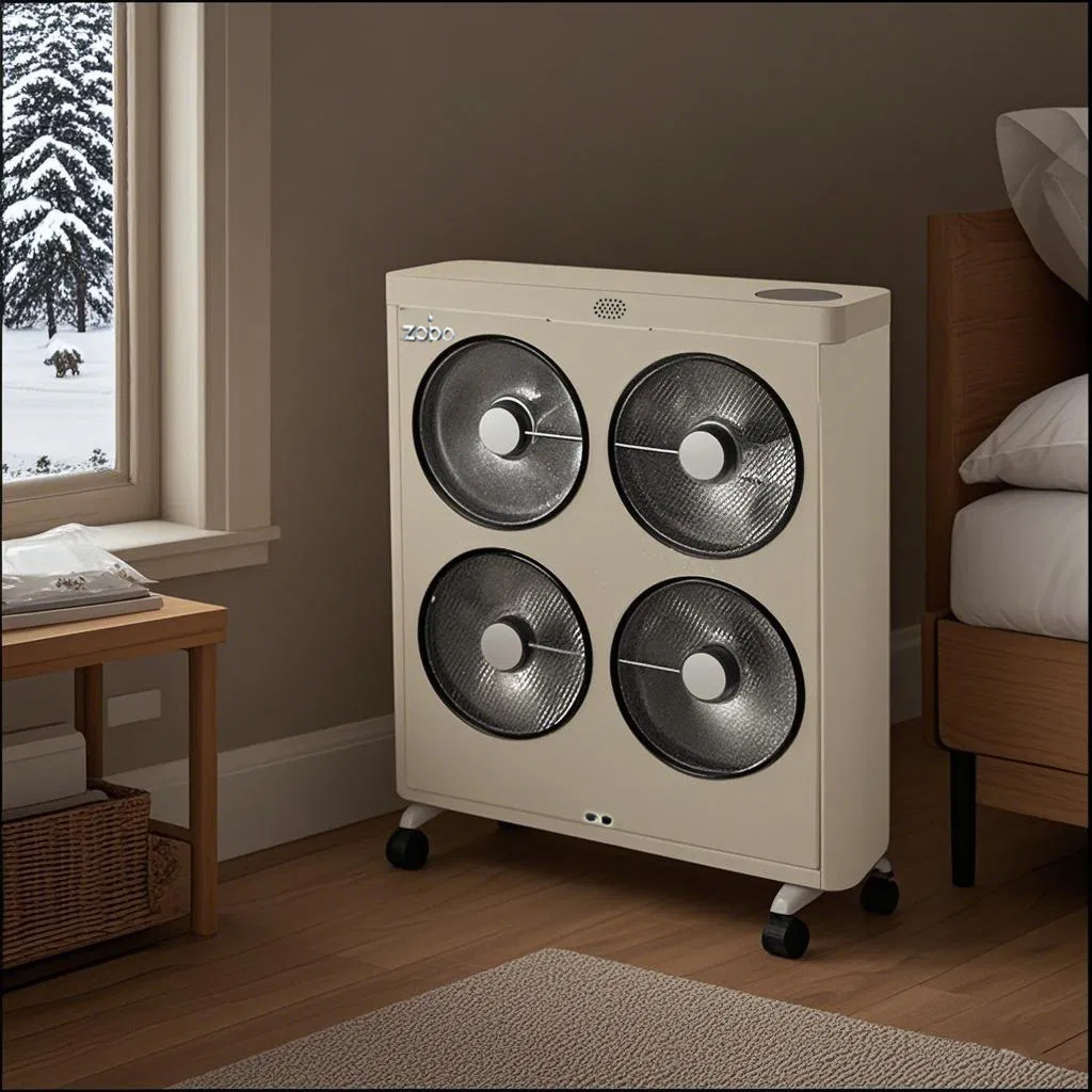 Separately Controllable Heating Elements Infrared Electric Radiation Heater