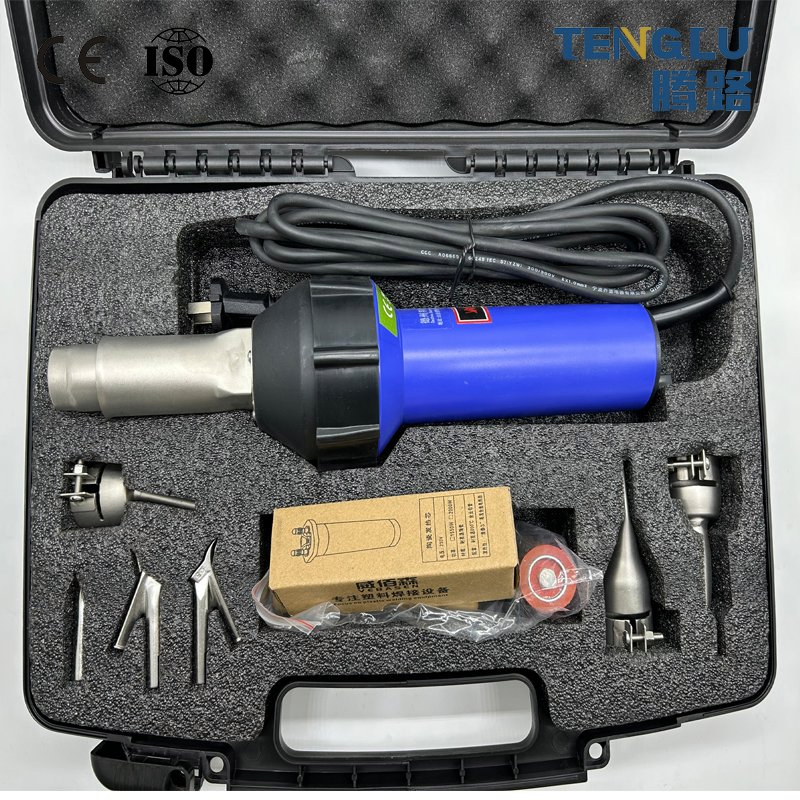 Electric Hot Air Plastic Power Welding Tools Heat Gun for PVC PP PE Materials for Geomembrane Seaming, Industrial Shrinking, and Composite Material Forming