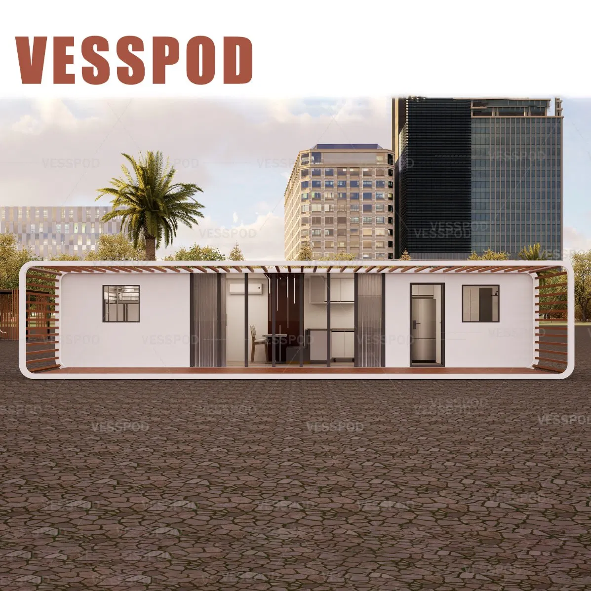 Modern Design 40FT Container Homes Capsule Office Pod Portable Office Pod