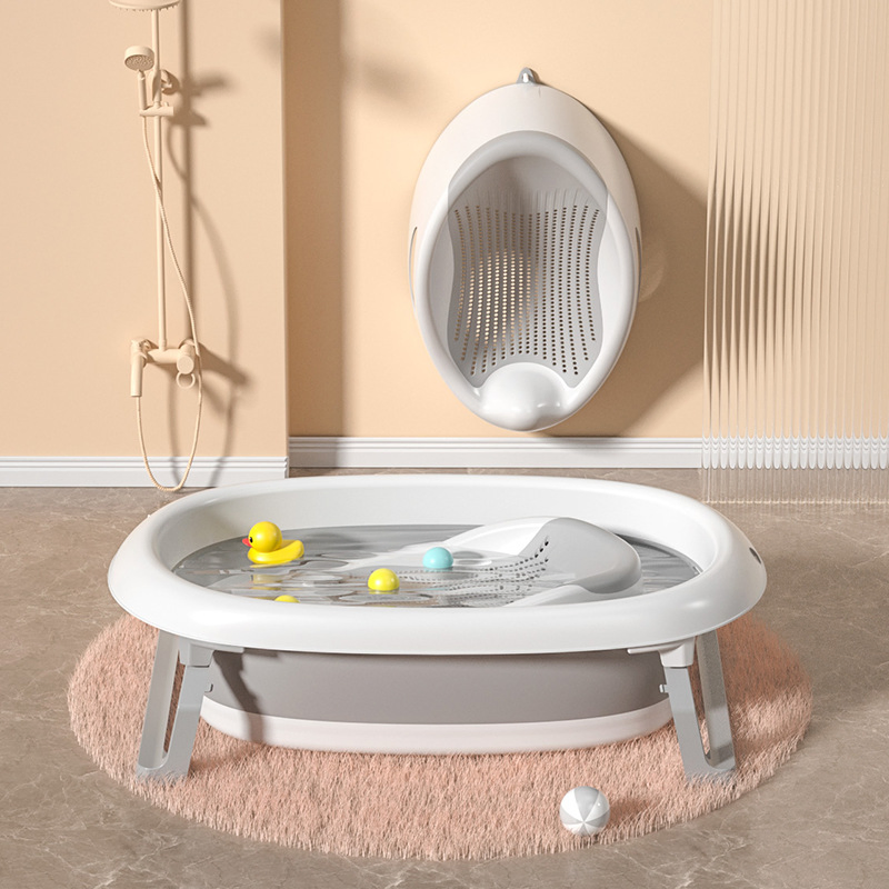 New Born Plastic Silicone Shower Support Seat for Baby Bath