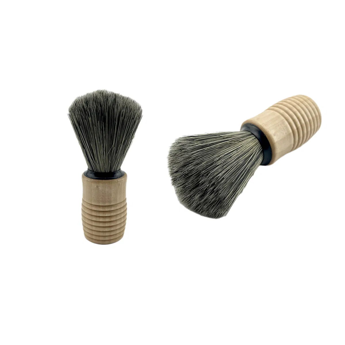 Professional Hair Salon Tool Barber Use Natural Wood Handle Shaving Brush