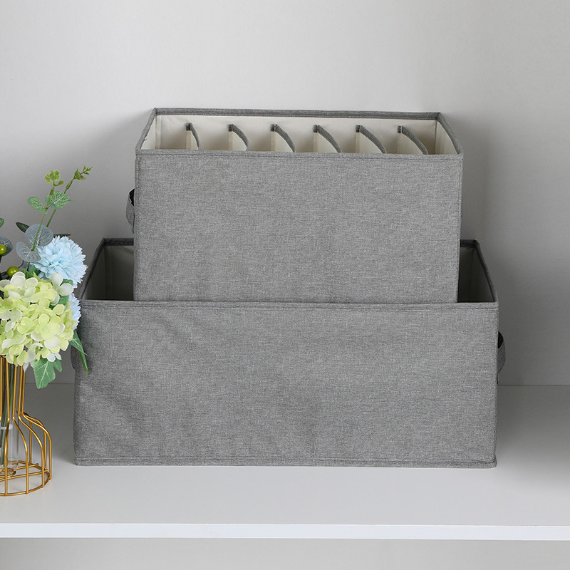 Custom Household Foldable Non Woven Closet Storage Organizer Box