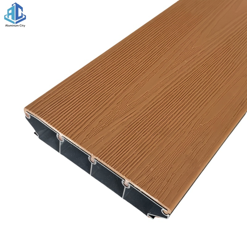 Fireproof Aluminium Decking Outdoor Waterproof Garden Floor Boards Tiles Balcony Flooring Swimming Pool WPC Composite Decking