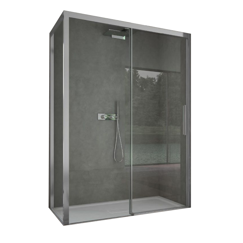 Frameless Glass Sliding Door Customized Extrusion Popular Aluminum Shower Door Profile