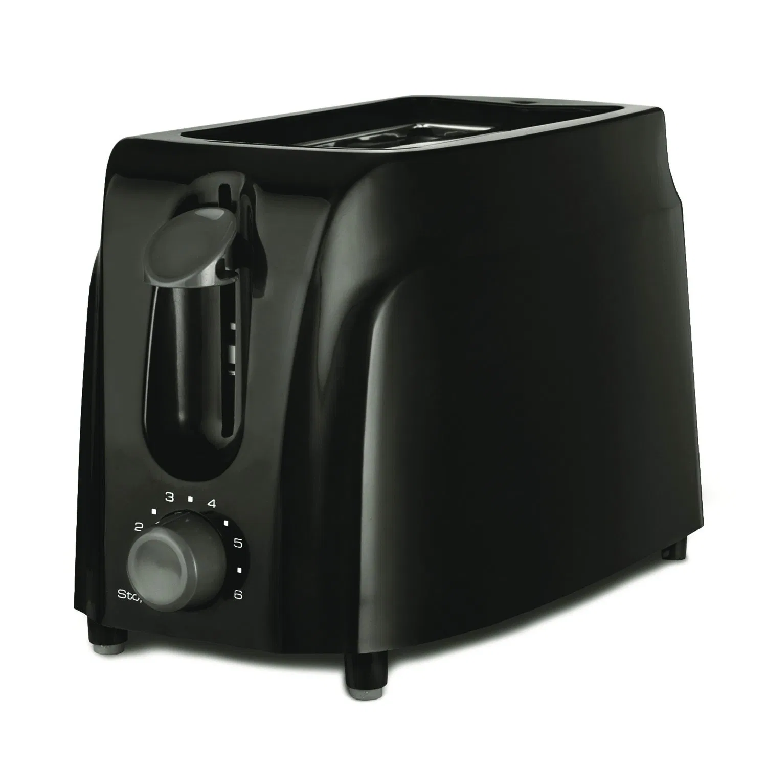 New-Style Kitchen Supplies Black Cool Touch 2 Slice Electric Bread Toaster
