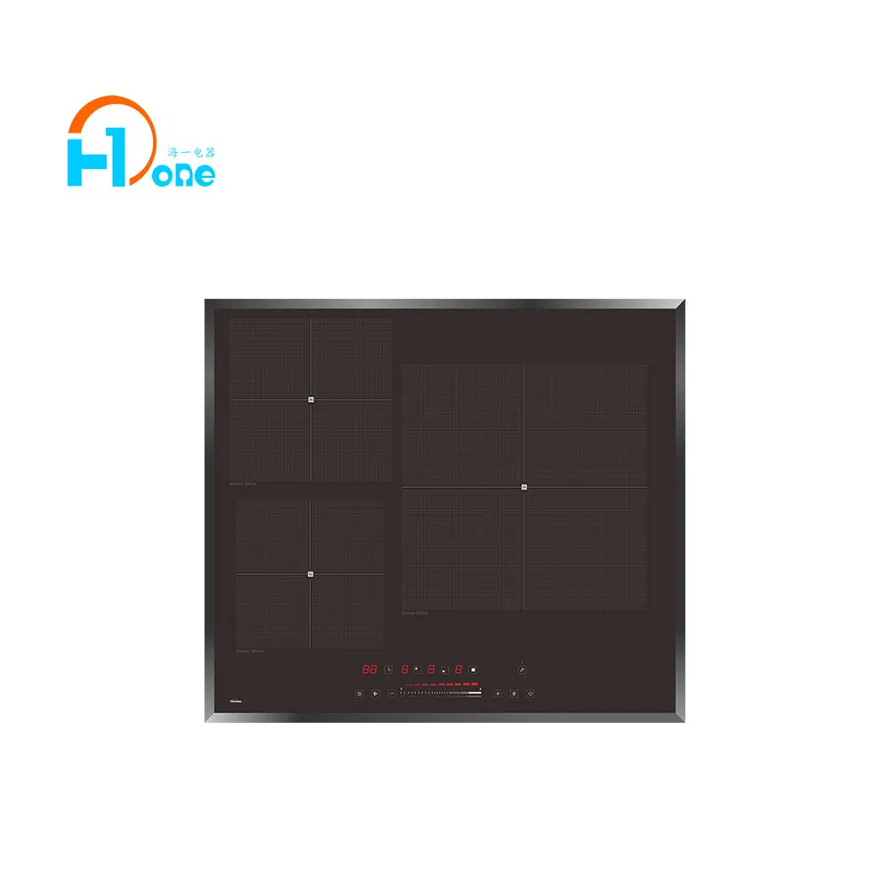 6000W Induction Cooker with 9-Level Power Control 4 Plate