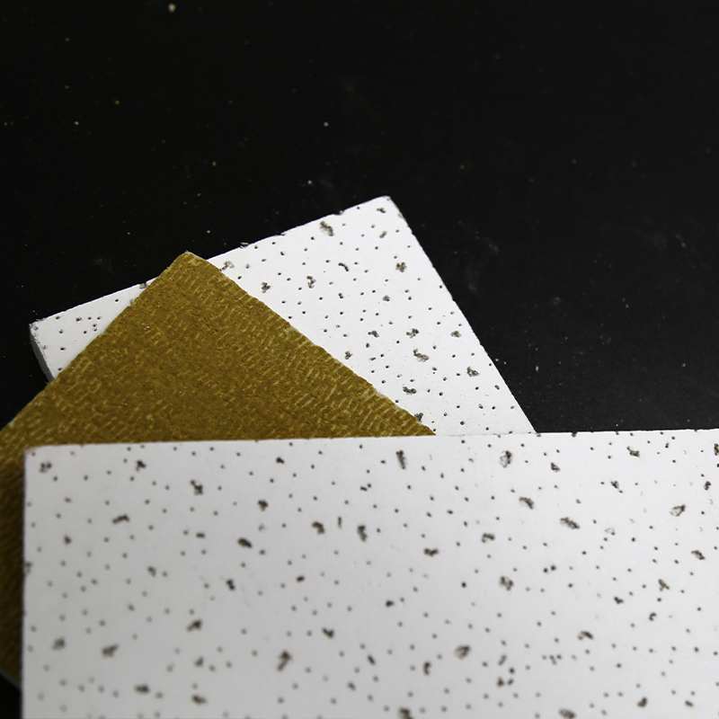 Fine Fissured Mineral Fiber Ceiling Tile 603X603mm Nrc ≥ 0 55 Fire Rating Class a Acoustic Ceiling Board