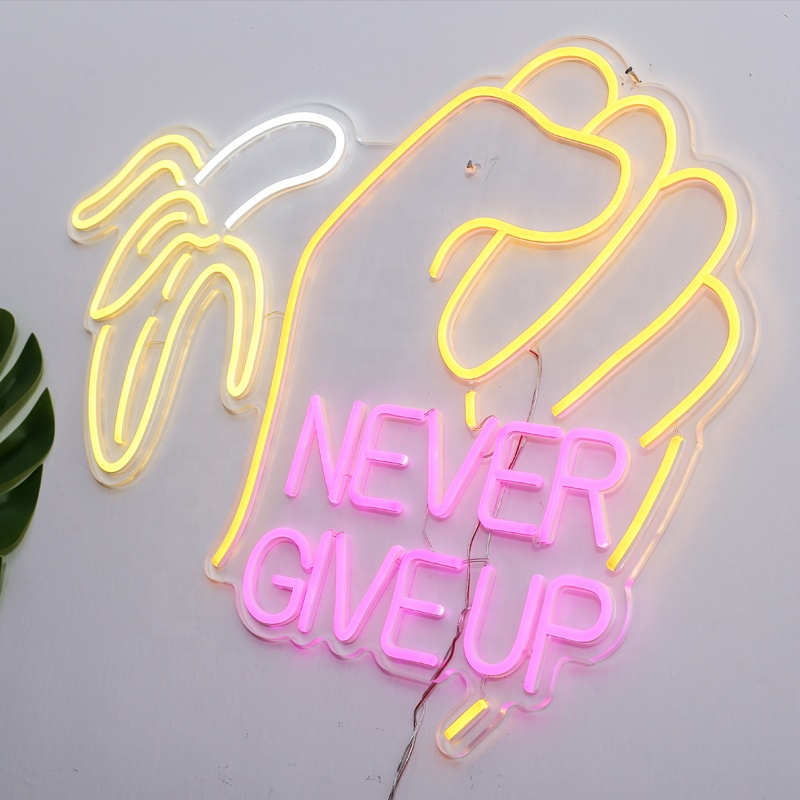 Custom Flexible LED Neon Sign Luminous Acrylic Letter Colorful Party Decor