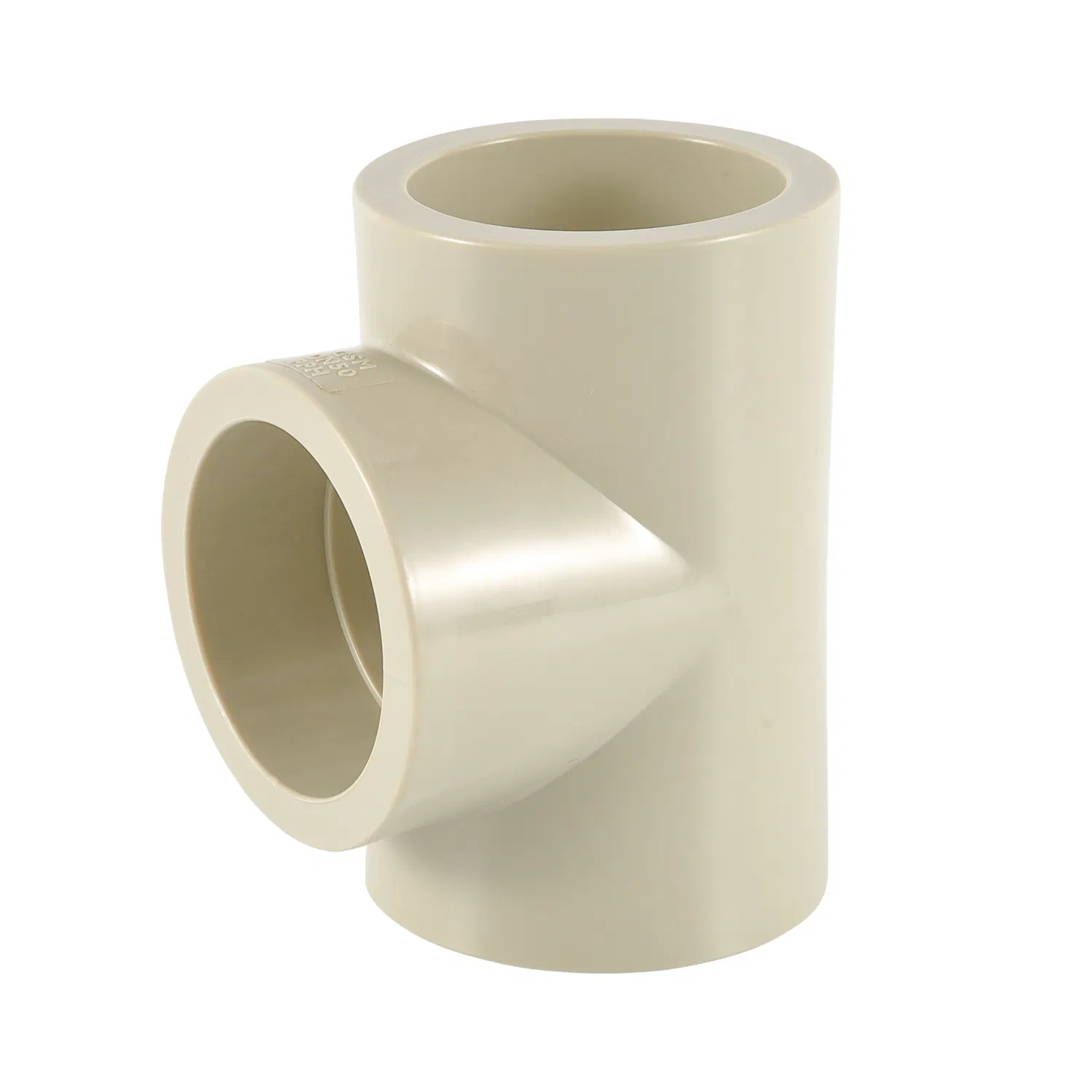 Customizable Pph Tee Pipe Fittings Plastic Welding Imported Raw Materials