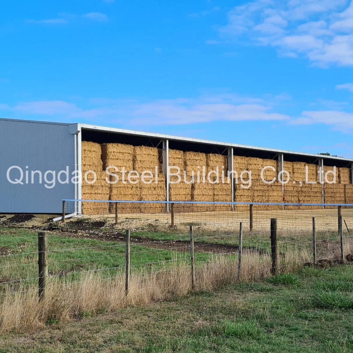 Australia Prefabricated Steel Structure Storage Hay Shed Machine Shed Warehouse Workshop Building