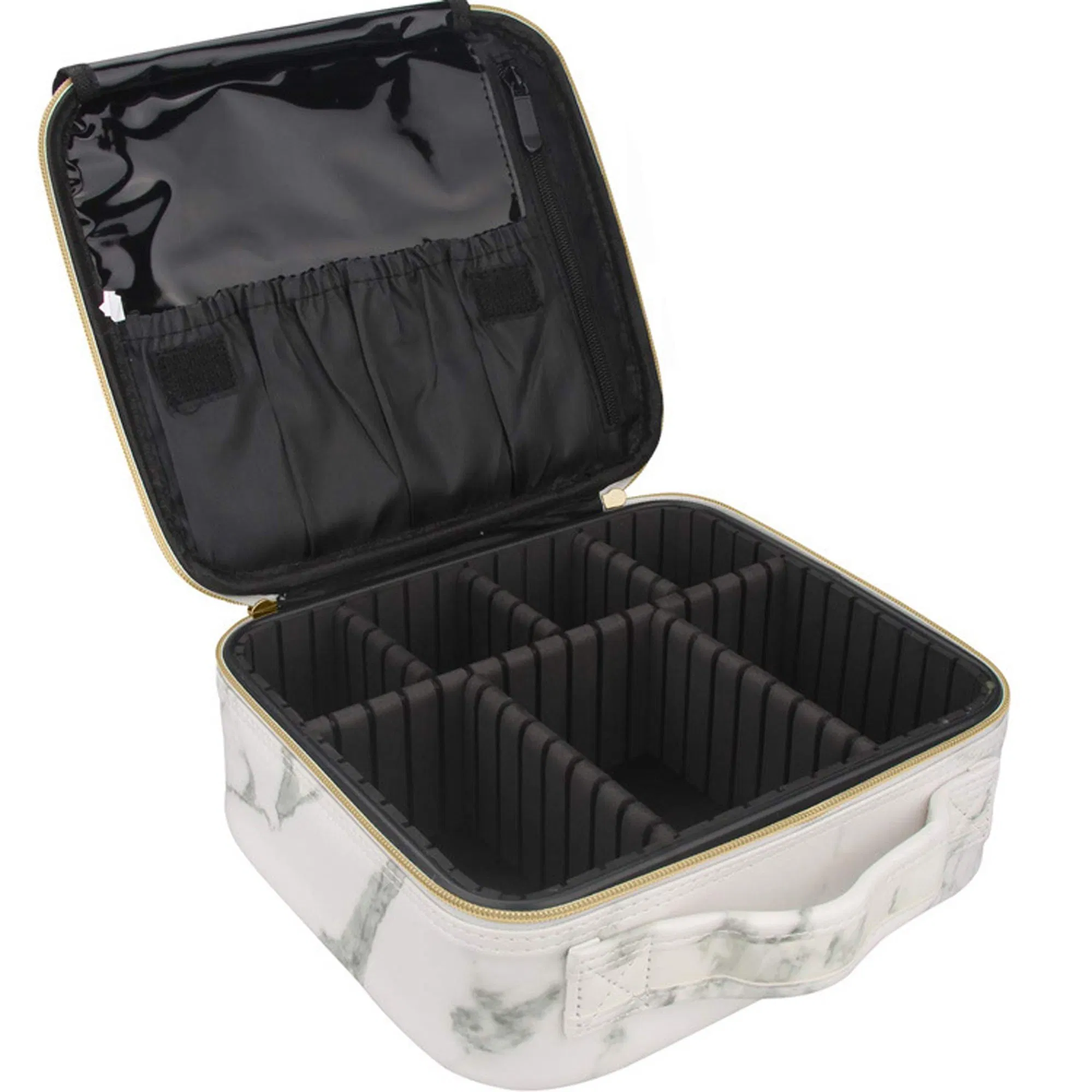 Travel Makeup Train Case Makeup Cosmetic Case Organizer Portable Artist Storage Bag