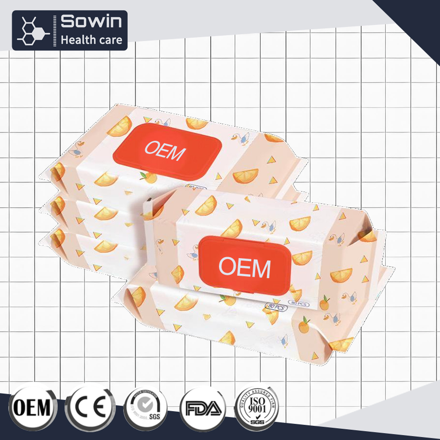 One-Time Use Thicker Disinfectant Kitchen Wet Wipes for Cleaning Oil