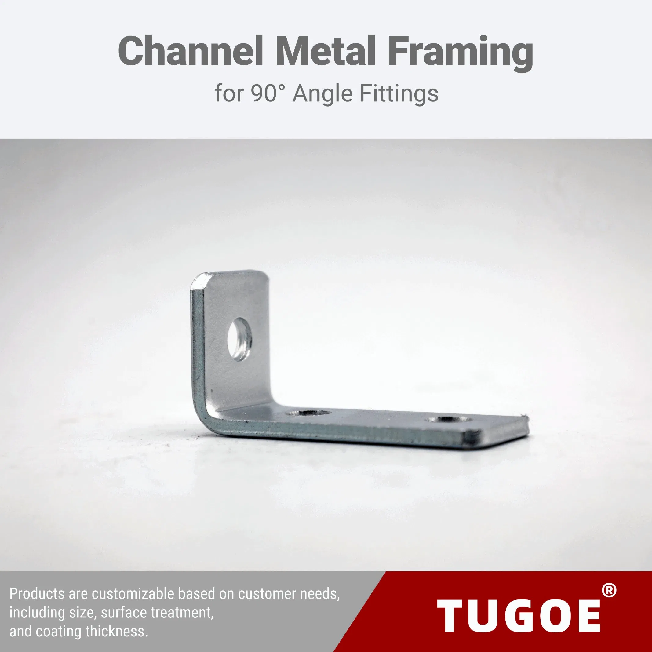 High Standard Galvanized Anti Vibration Unistrut HDG 90-Degree C Channel