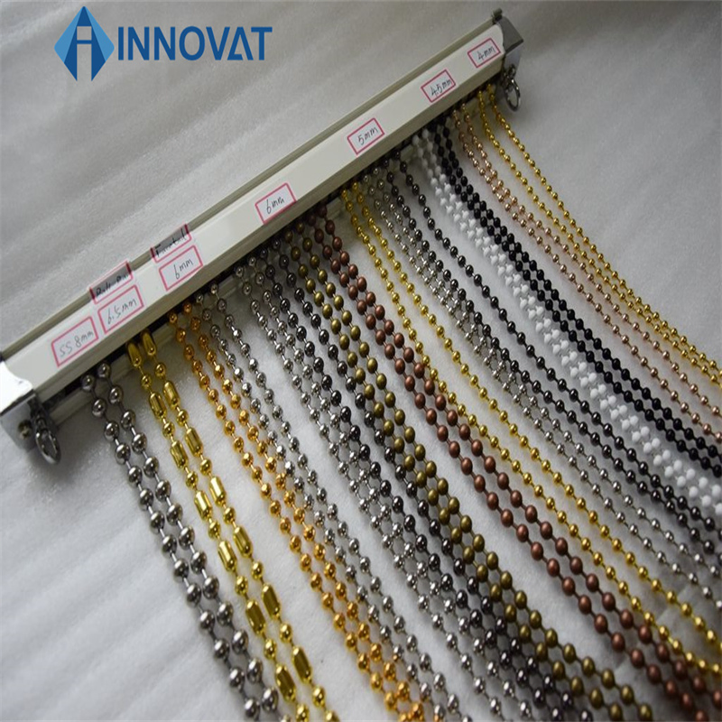 Decorative Metal Beaded Curtain / Metal Beaded Shower Curtains/ Ball Chain Curtain
