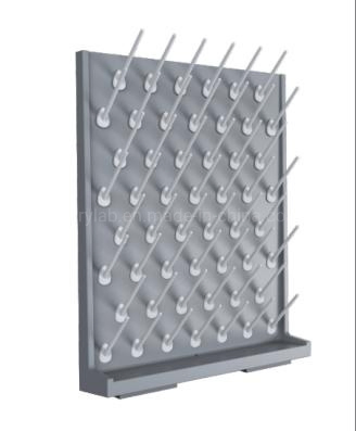 Single-Faced Laboratory PP Pegboard for Glassware (JH-PB002)