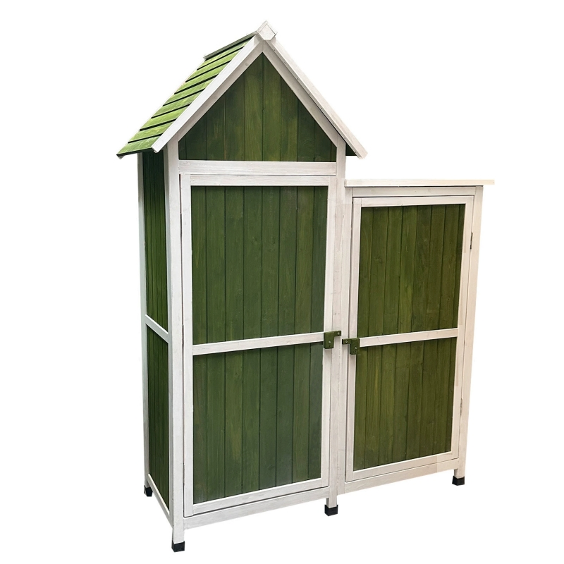 Spacious Wooden Garden Shed for Durable Outdoor Storage and Organization