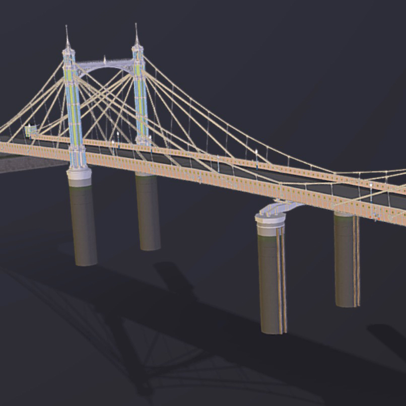 Pre-Engineered Steel Structure Bridge/Modern Design Steel Bridge