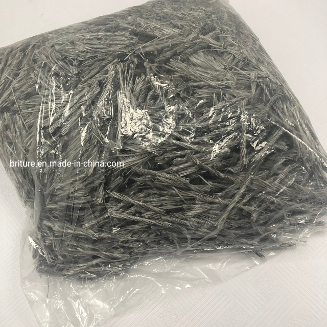 54mm PP Fiber Twisted Bunchy Form Polypropylene Fiber for Industrial Floor