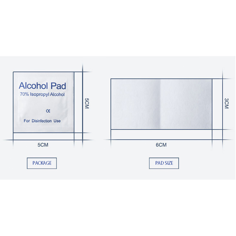 Portable Disinfection Cleaning Pad Disposable 75% Alcohol Wipes