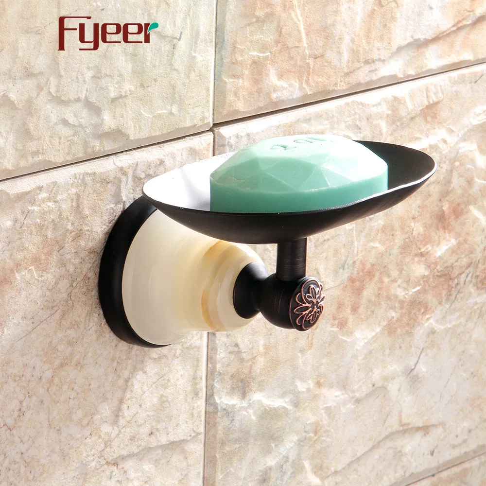 Мыльница настенная Fyeer Ceramic Base Black