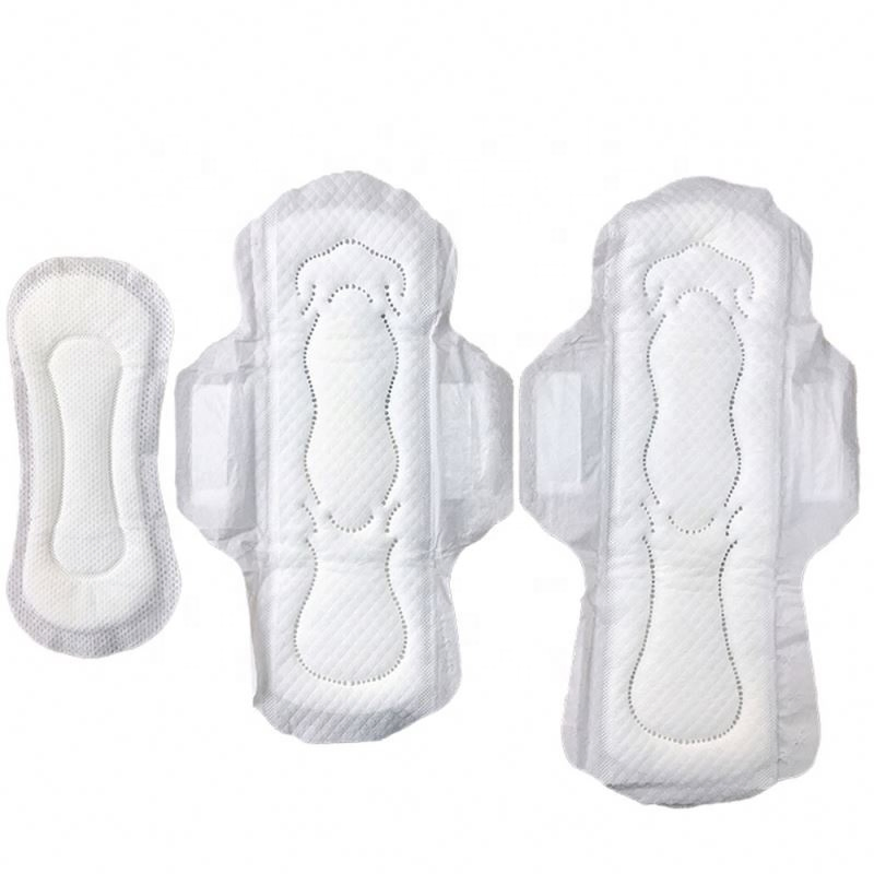 Natural Pulp Remove Odor Bamboo Charcoal Anion Sanitary Pads