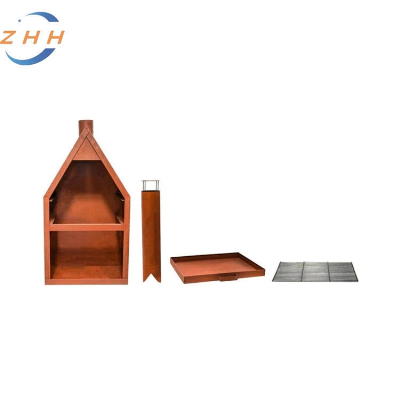 Очаг для костра из кортеновской стали Sleek Garden