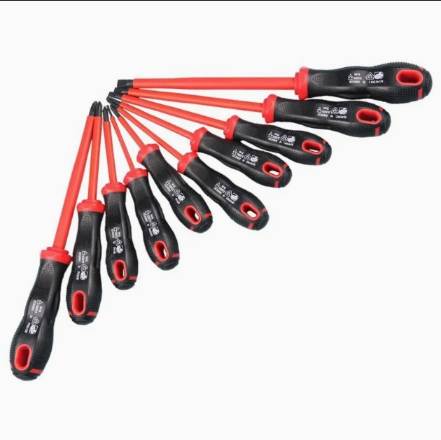 Taiwan-Made High Voltage Insulated Screwdriver for Safe Electrical Work
