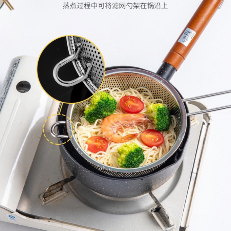 Stainless Steel Fry Pot Big Volume