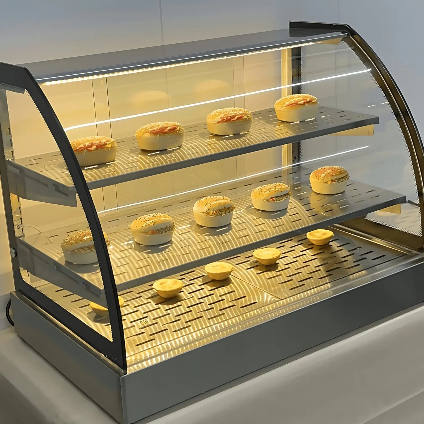 High Capacity Heat Preservation Cabinet with Multiple Shelves for Large Restaurants