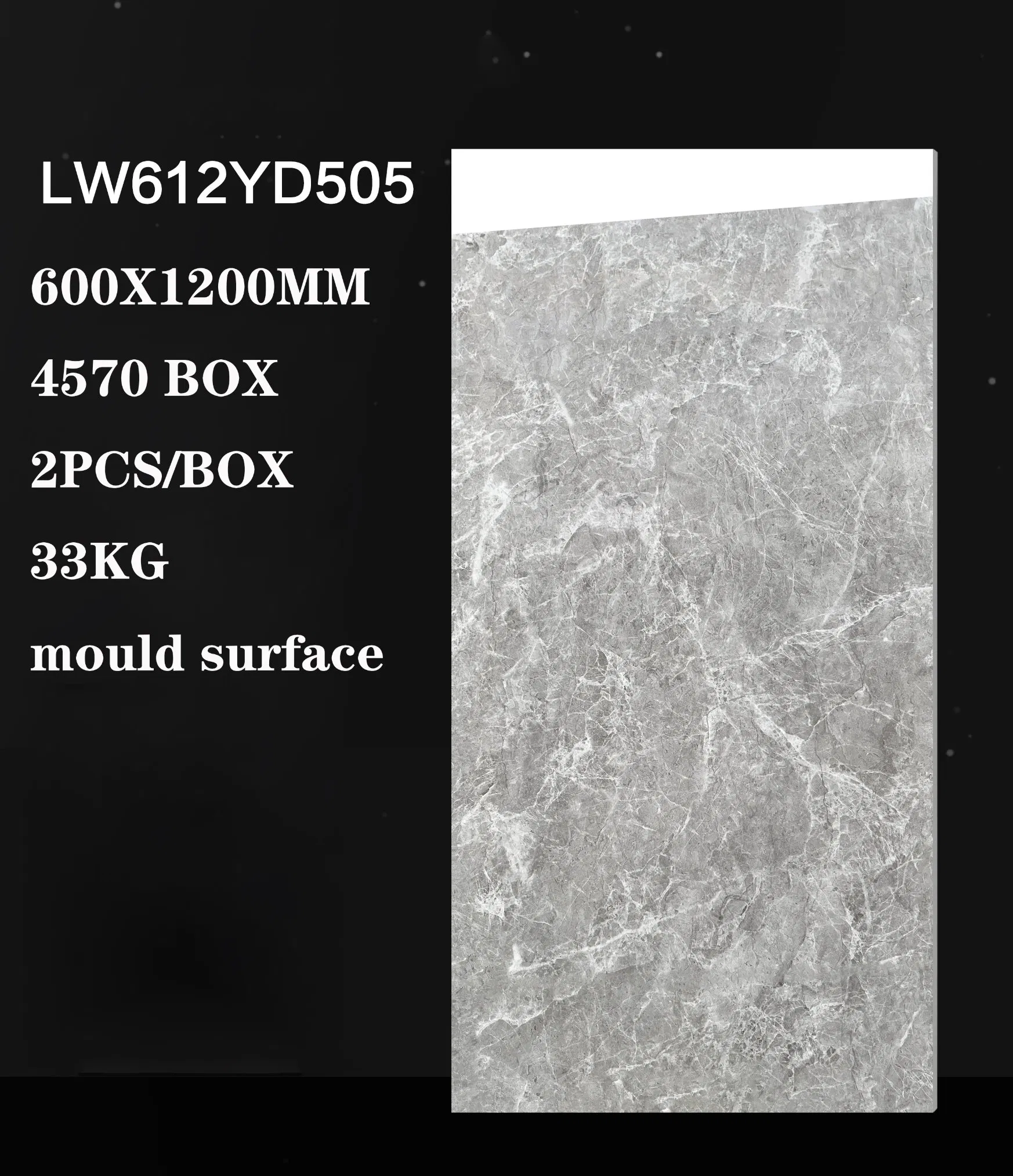 Плитка керамогранитная полированная 600x1200 мм BL61226