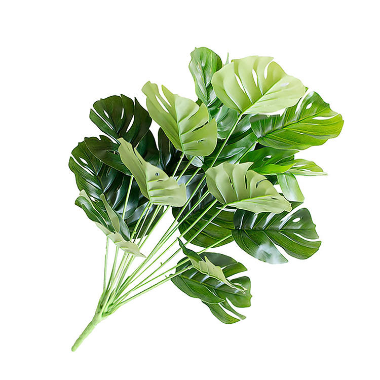 Листья пальмовые искусственные зеленые