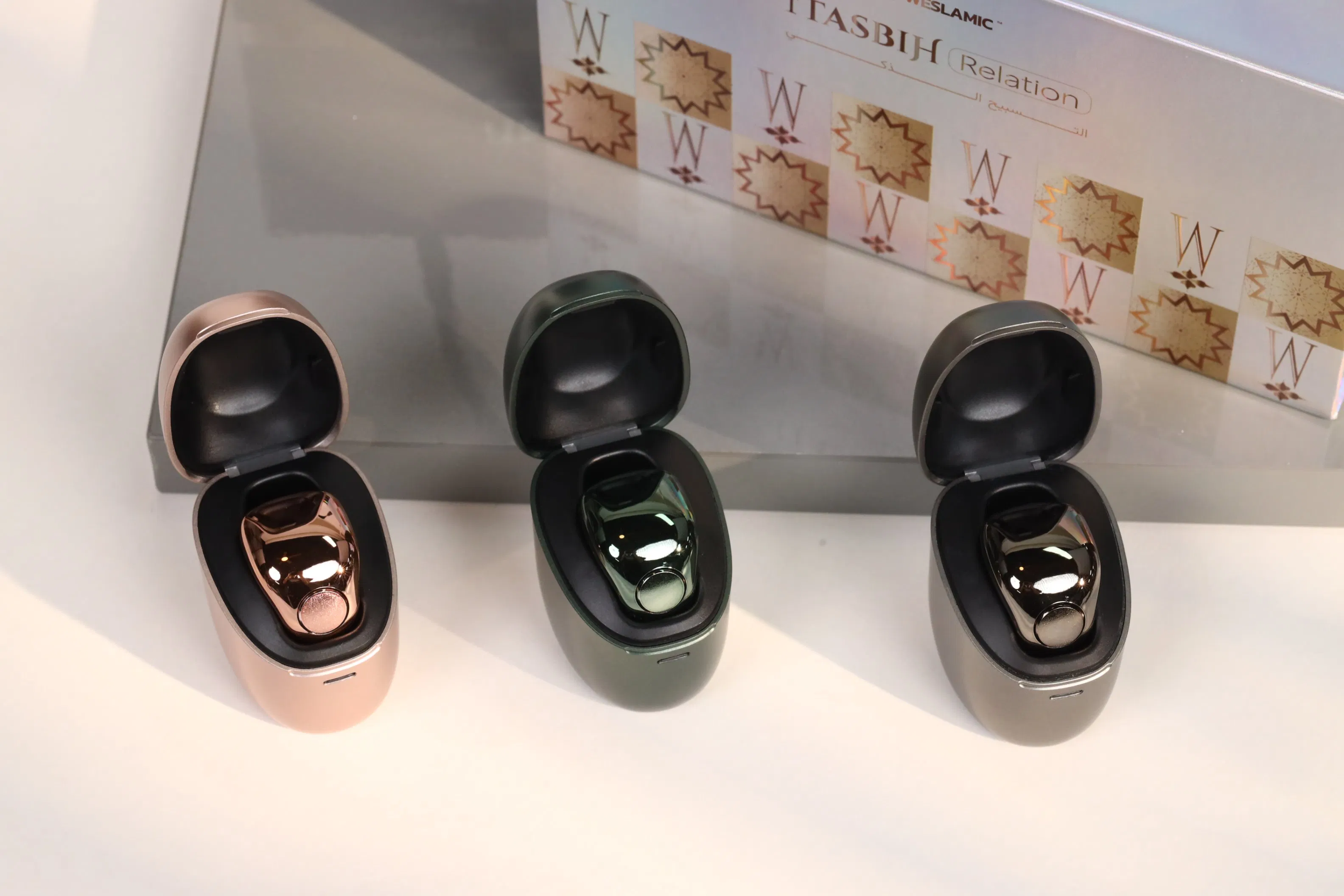 Umrah Reminder Charging Case Alarm Clock Smart Tasbih Ring Digita Zikr