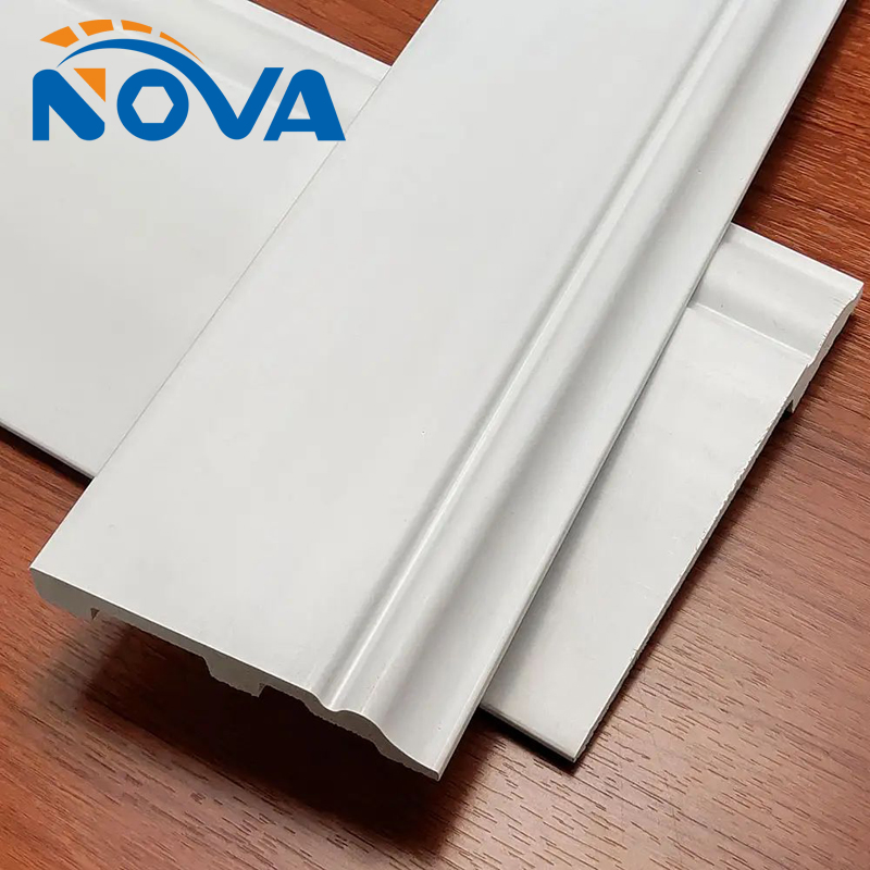 PS Skirting Board for Home Decoration Waterproof Polystyrene Manufacturer House Wall Protector PS PVC Plastic Skirting Board