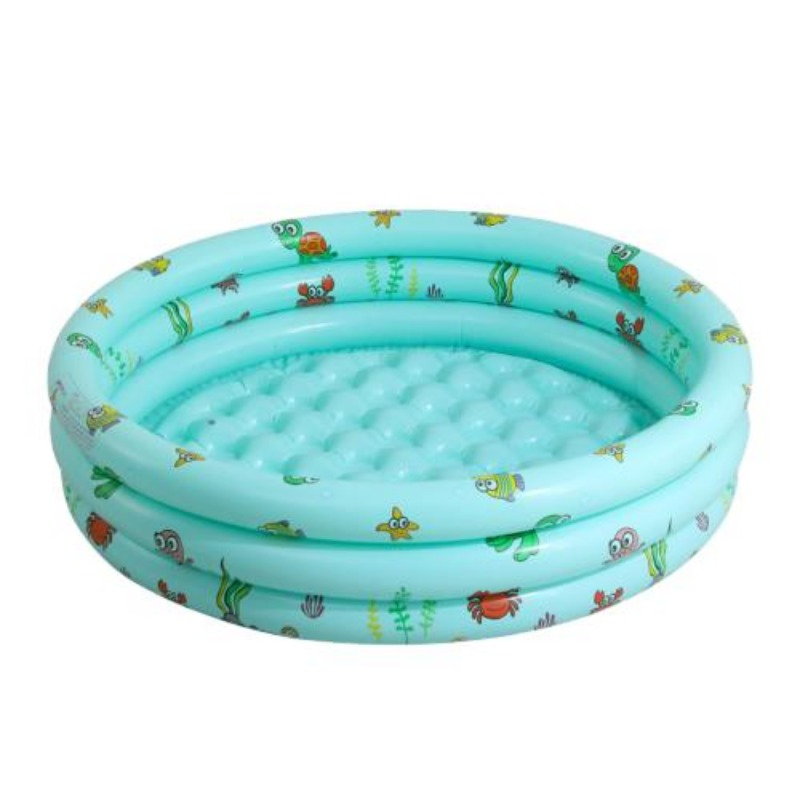 Thick Family Children Inflatable Three-Color Option Pool Durable Anti-Slip Baby Bathtub