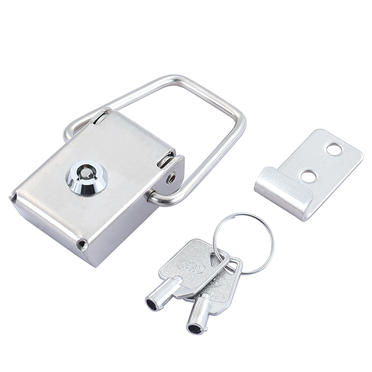 Case Toggle Latch Hasp Lock with Key Lock Toolbox Stainless Steel Toggle Lock J601