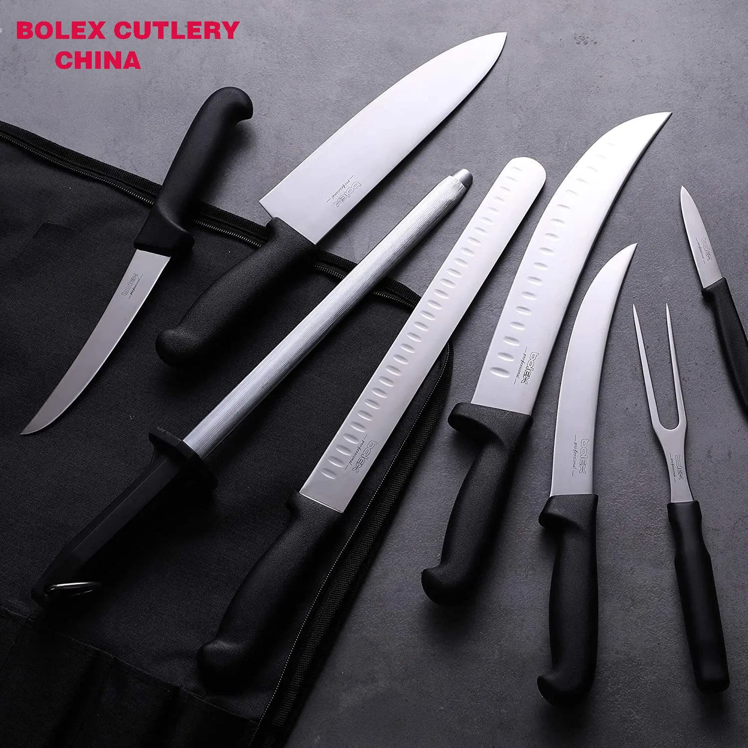 Bolex Cutlery China Kitchen Chef Knives Set