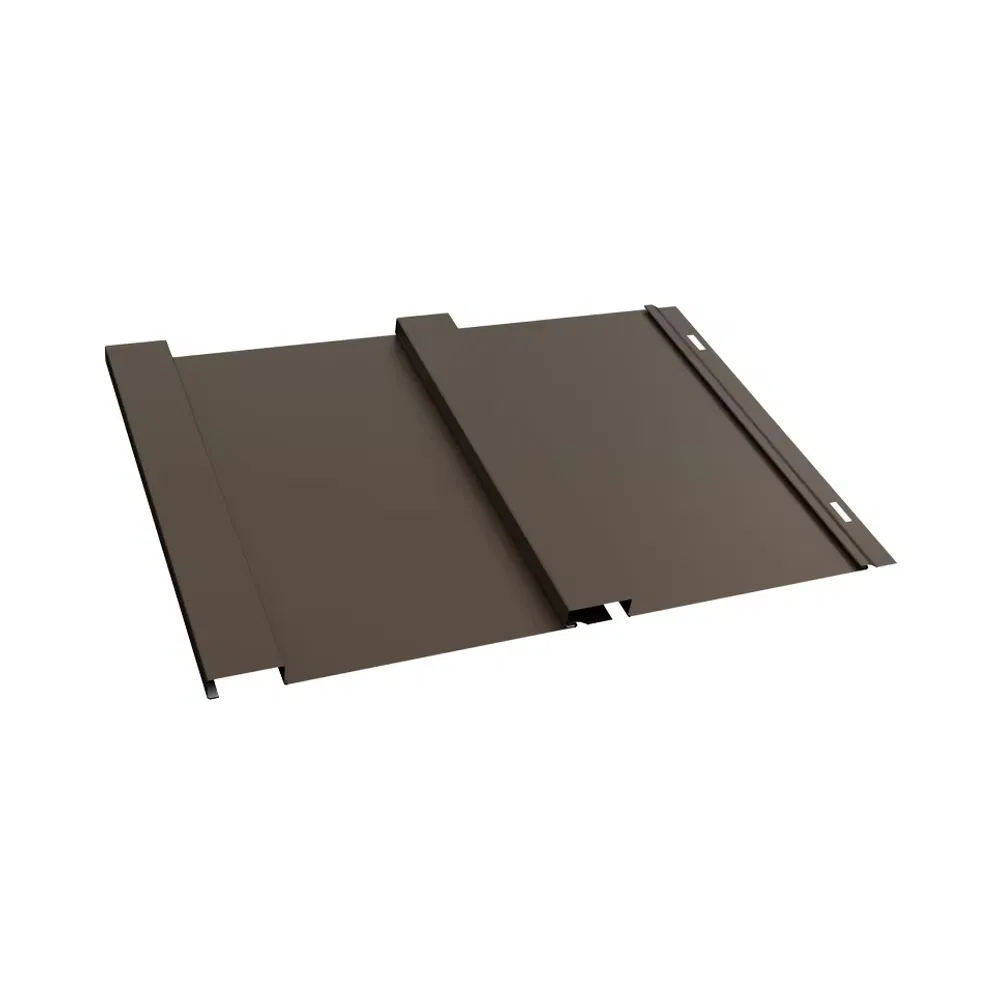 5.5'' 6'' New Exterior Wall Designs House Wall Covering Metal Siding Wall Panel