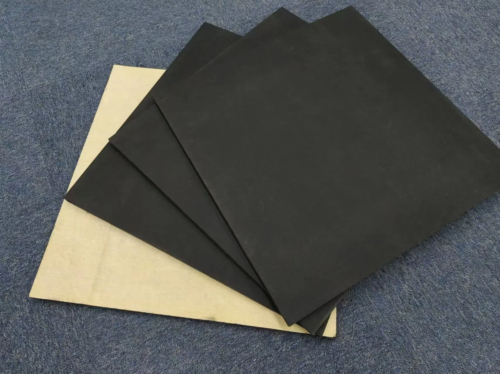 High Quality Square Edge Ceiling Panel Black Sound Insulation Ceiling Rock Wool Panel
