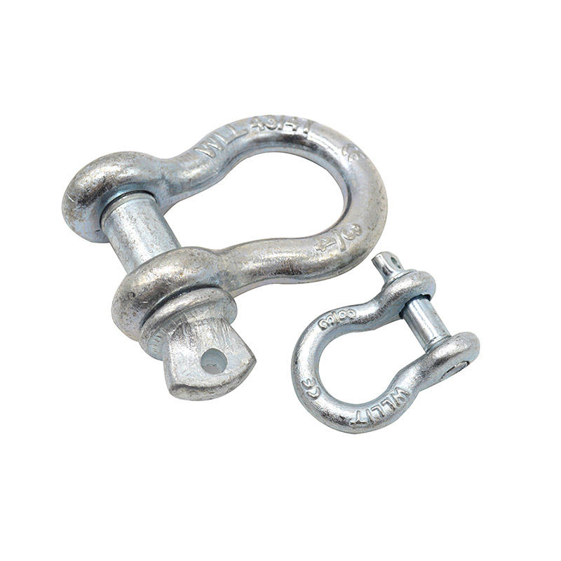 Shackle, High Quality Riggings Large D Type Galvanized BS3032 Large D Shackle M20 M28 16mm, ISO9001: CE