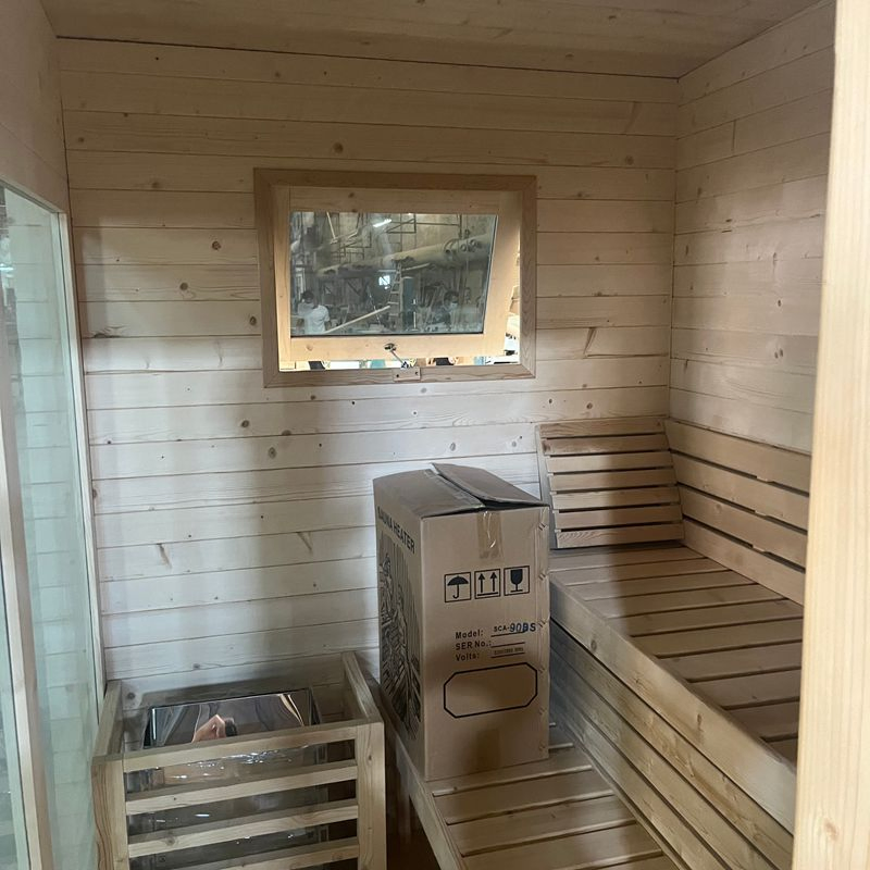 Сауна-бочка для сада на 8 человек