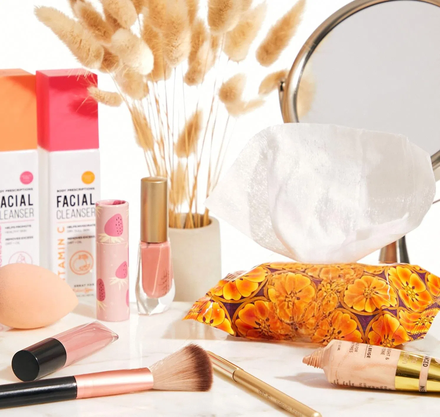 OEM Biodegradable Makeup Brush Cleansing Wipes