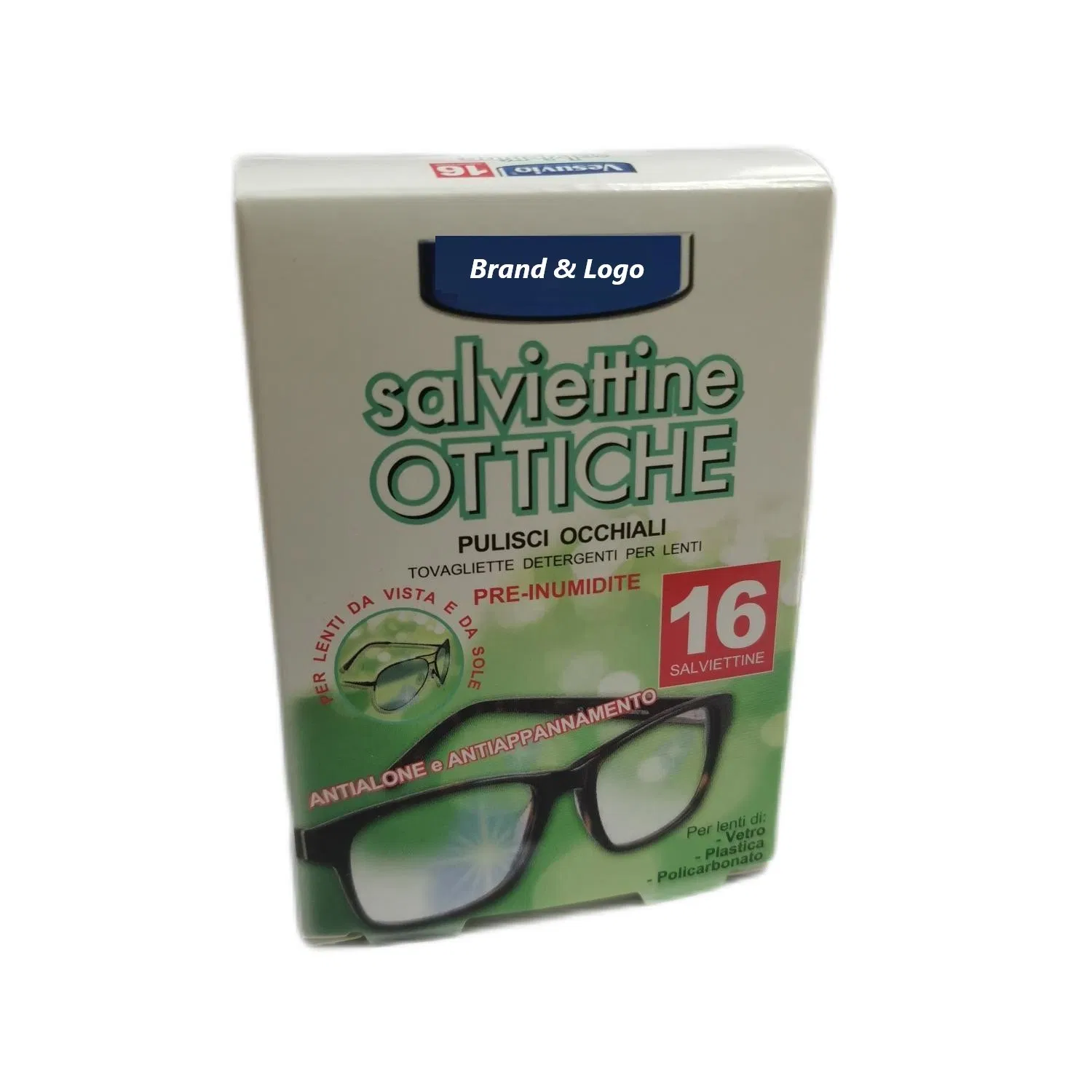 Professional for Eye Glasses Cleaning Wet Wipes Pre-Moistened Lens Wipes