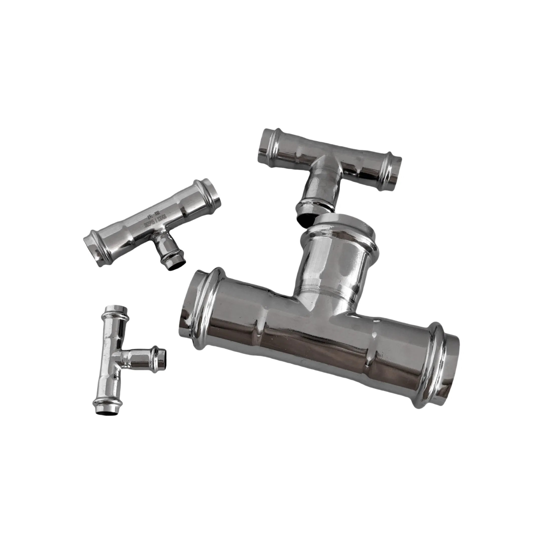 Reliable Industrial Tee Pipe Connector in Durable Stainless Steel
