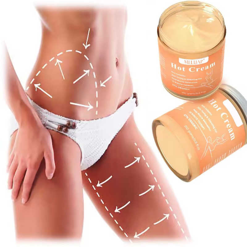 OEM Body Shaping Hot Cream Weight Loss Belly Fat Burn Organic Slimming Lotion Turmeric Hot Slimming Cream