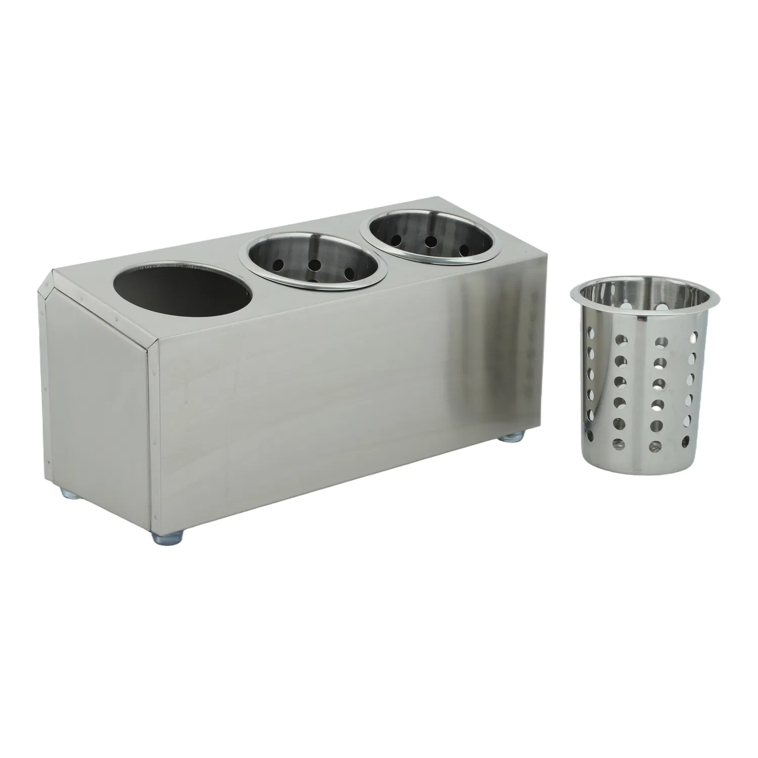 Xinhaohui Stainless Steel Silverware Spoon Fork Knife Cutlery Metal Flatware Holder Box