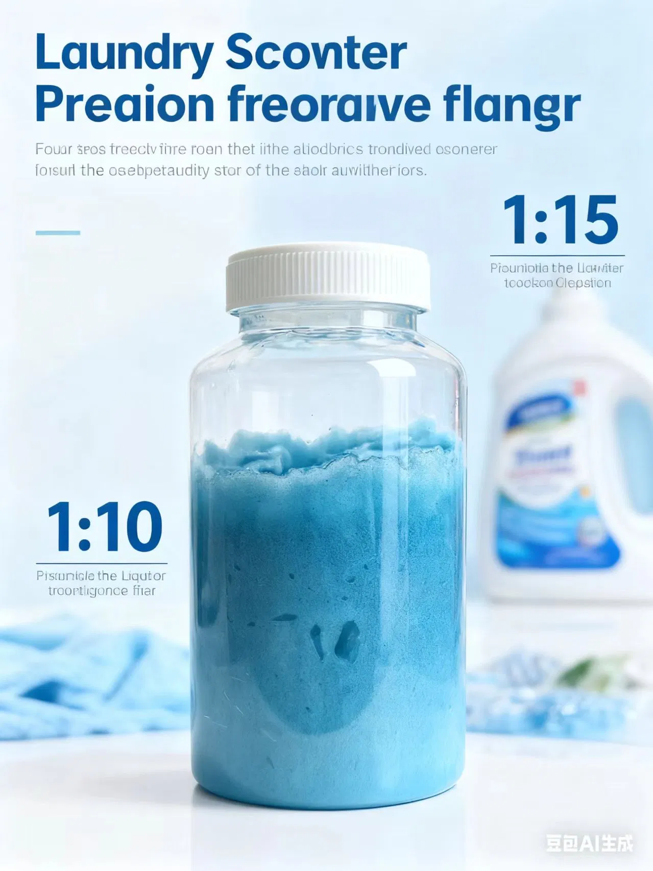 Concentrated Laundry Detergent Concentrated Laundry Liquid 1: 8 Factory Bulk Fragrant