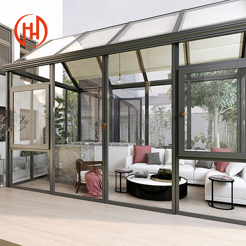DIY Professional Custom Ready-Made Balcony Sun Room Glass Greenhouse