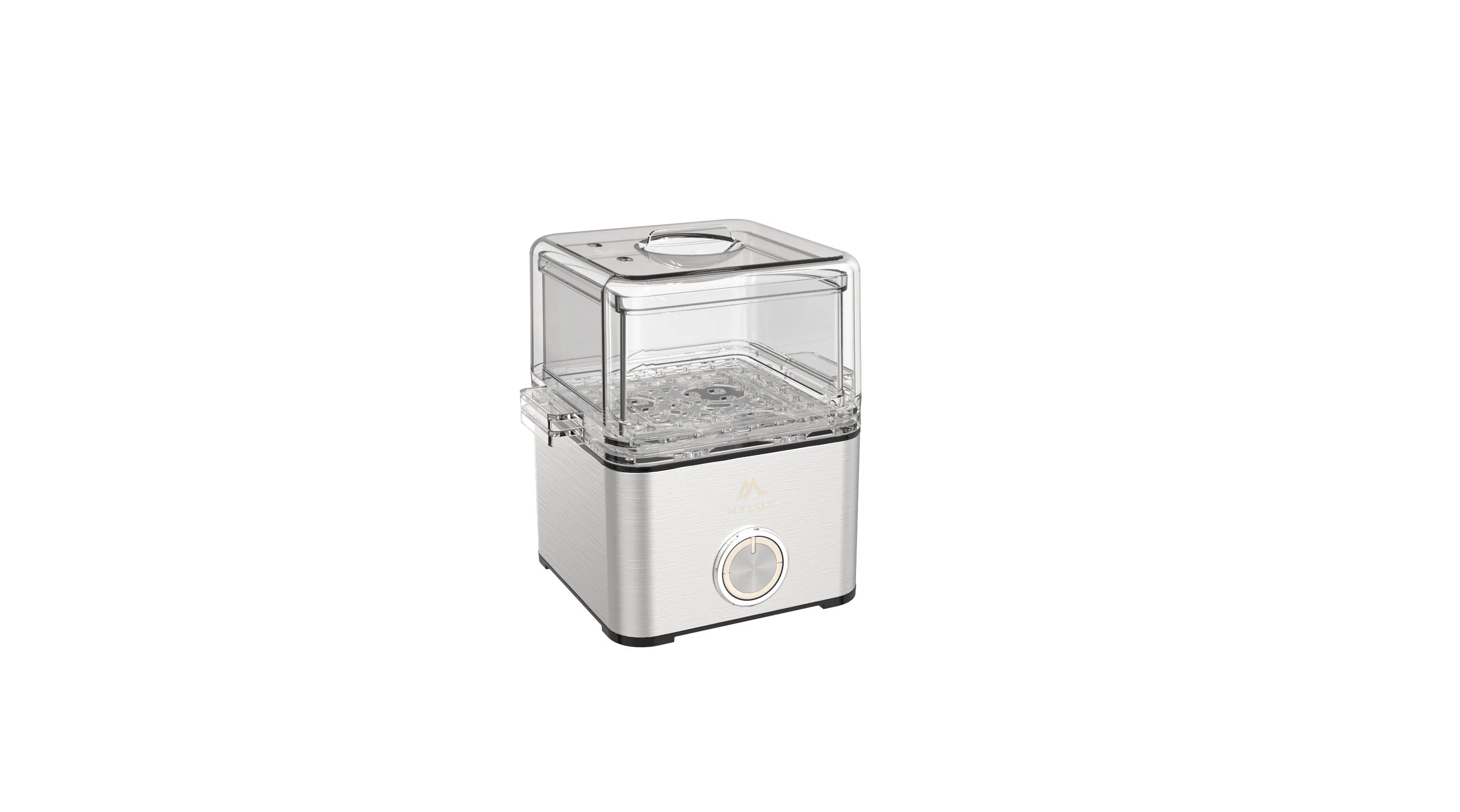 CE CB ETL Approved Portable Travel Multifunctional Cooker Egg Boiler Egg Cooker, Stainless Steel, Adjustable and Detachable Layer, Compact Size to Save Space